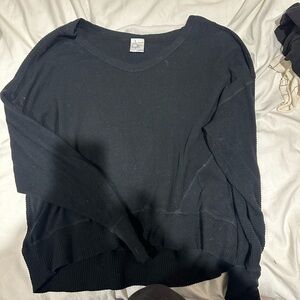 Black Long Sleeve Top